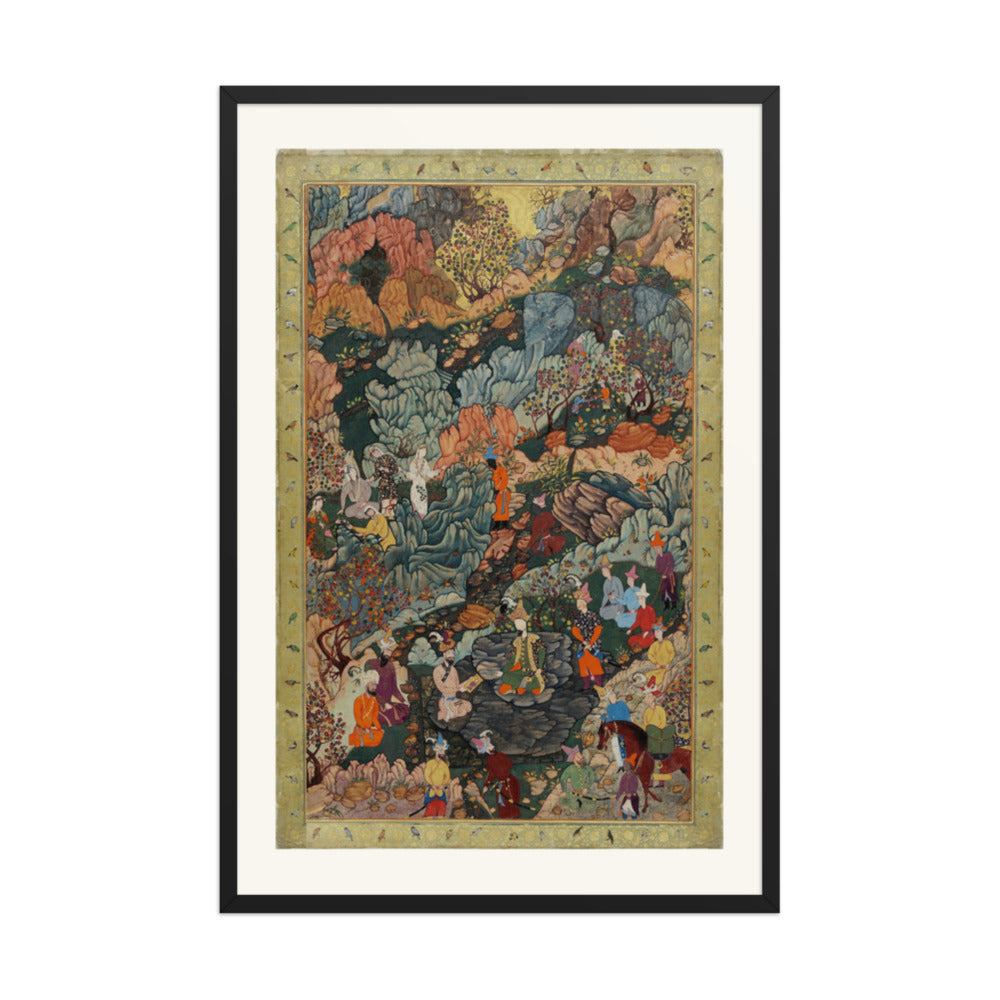 Battle Scene by Dust Muhammad, c. 1550 | Restored Persian Miniature — view 7