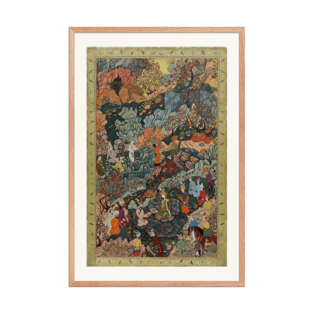 Battle Scene by Dust Muhammad, c. 1550 | Restored Persian Miniature — view 8
