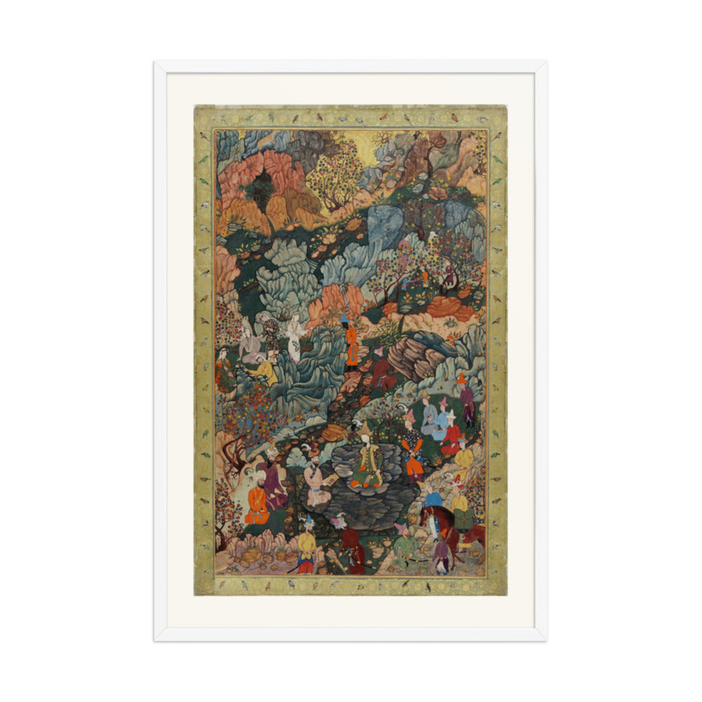 Battle Scene by Dust Muhammad, c. 1550 | Restored Persian Miniature — view 9