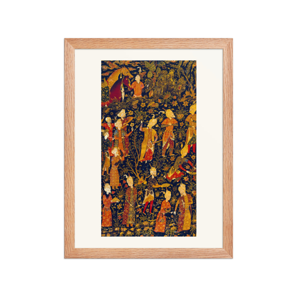 Painted Lacquer Cover of a Divan of Nava'i | Restored Persian Miniature — view 2