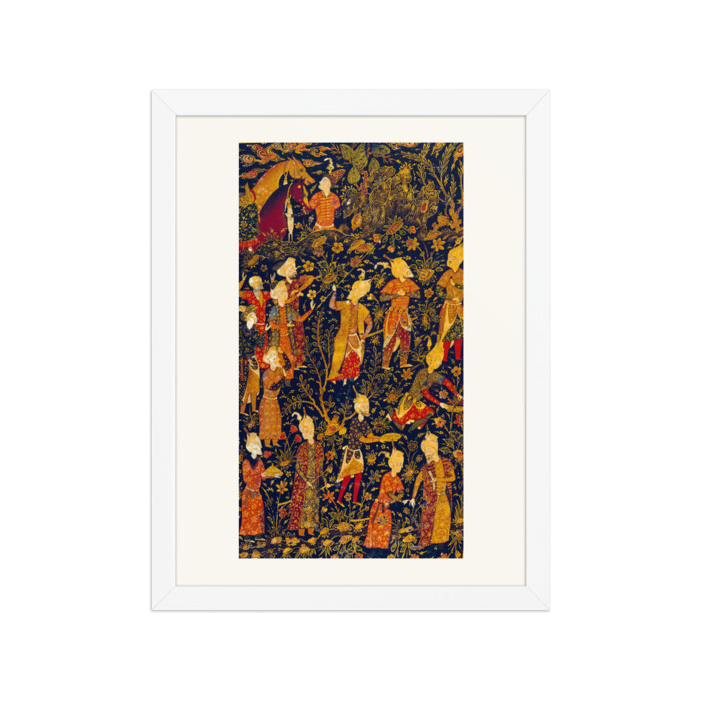Painted Lacquer Cover of a Divan of Nava'i | Restored Persian Miniature — view 3