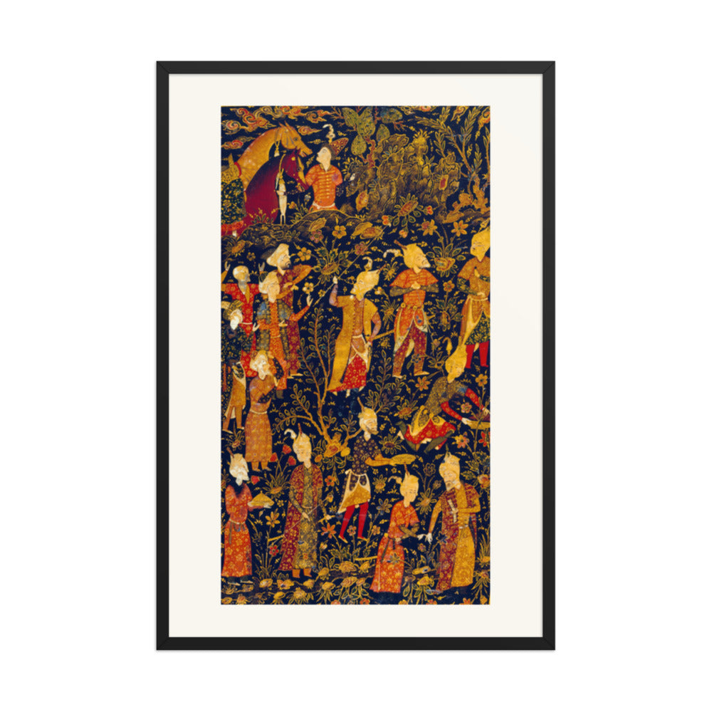 Painted Lacquer Cover of a Divan of Nava'i | Restored Persian Miniature — view 7