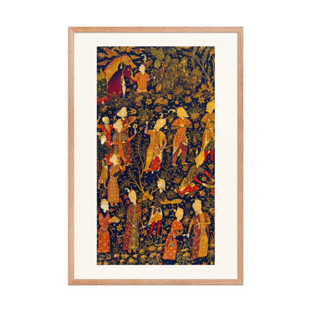 Painted Lacquer Cover of a Divan of Nava'i | Restored Persian Miniature — view 8