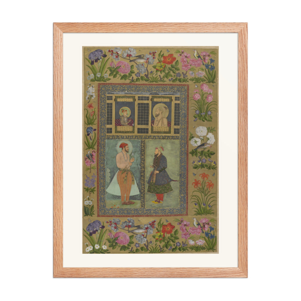 Four Portraits from the St. Petersburg Album | Restored Mughal Wall Art — view 3