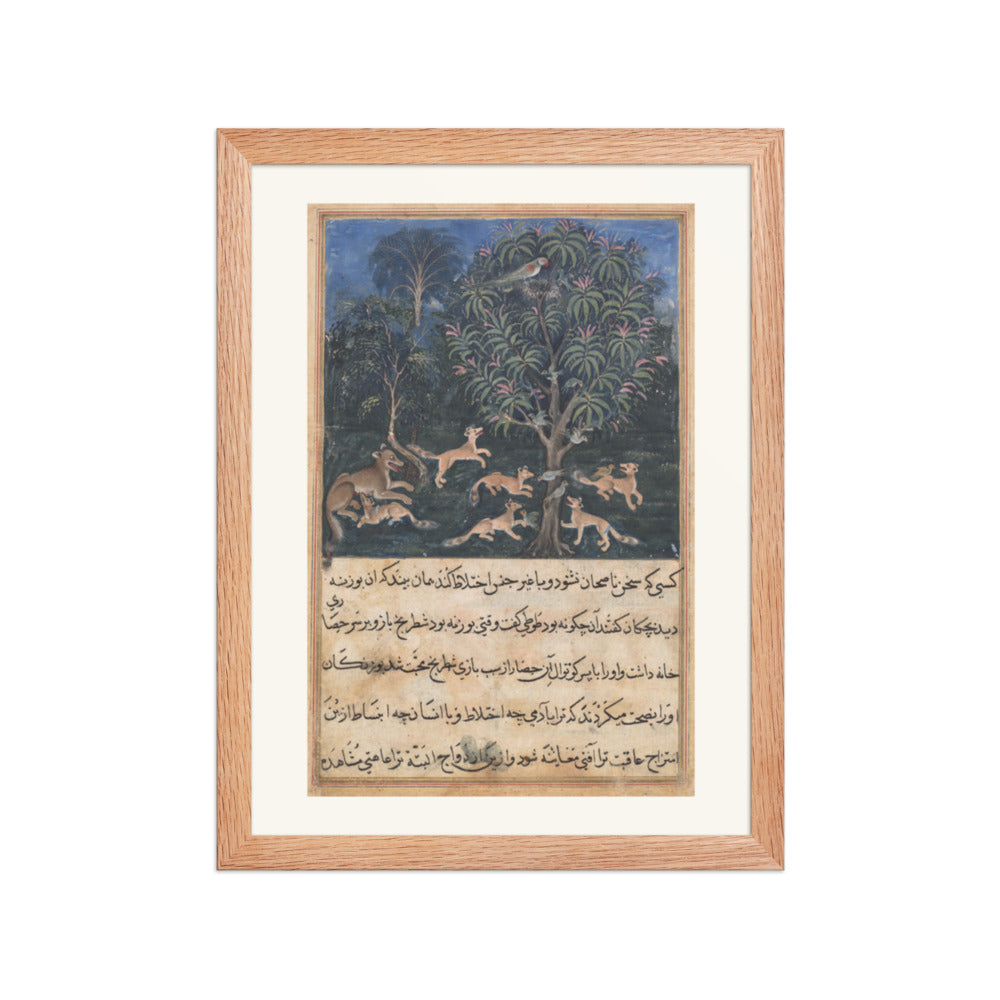 The Fifth Night by Daswanth — Tutinama | Restored Mughal Wall Art — view 4