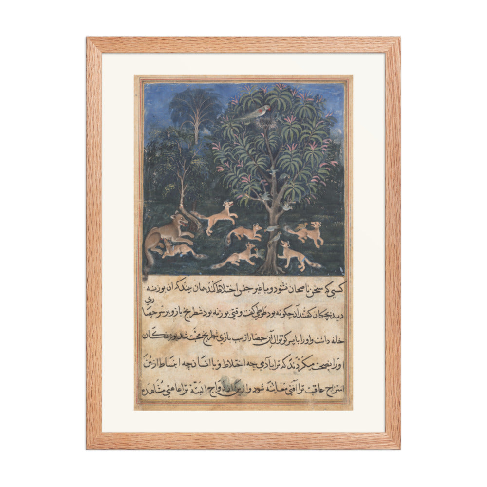 The Fifth Night by Daswanth — Tutinama | Restored Mughal Wall Art — view 3