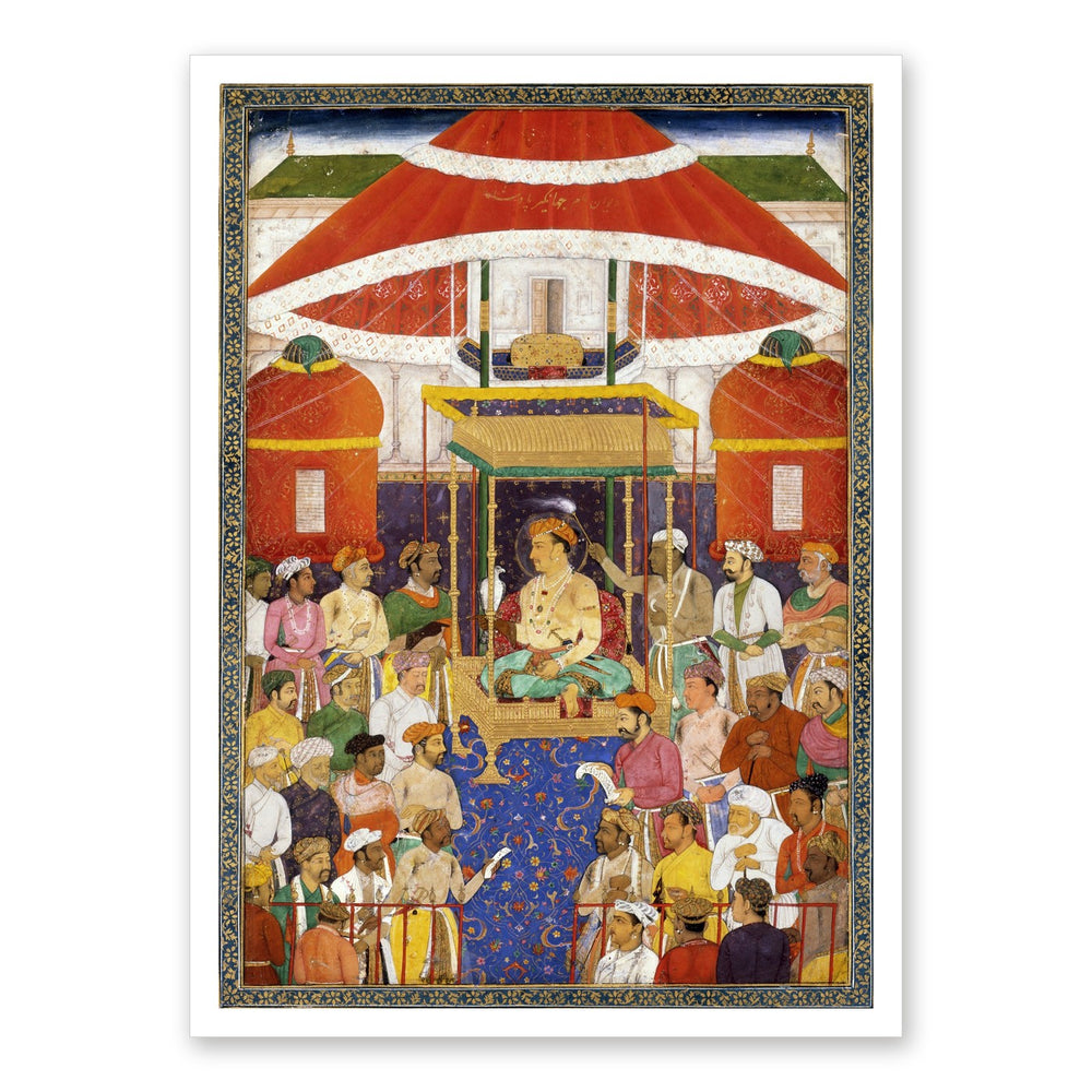 Jahangir's Darbar — Imperial Court Audience | Restored Mughal Wall Art — view 7