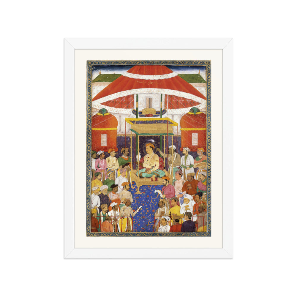 Jahangir's Darbar — Imperial Court Audience | Restored Mughal Wall Art — view 6