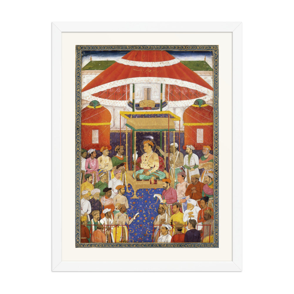 Jahangir's Darbar — Imperial Court Audience | Restored Mughal Wall Art — view 5