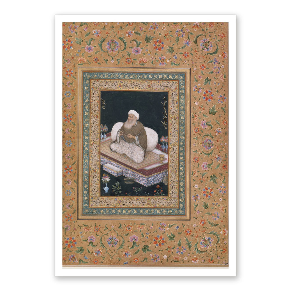 A Mughal Ascetic by Mansur — Album Folio | Restored Mughal Wall Art — view 7