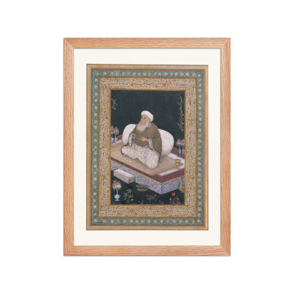 A Mughal Ascetic by Mansur — Album Folio | Restored Mughal Wall Art — view 2