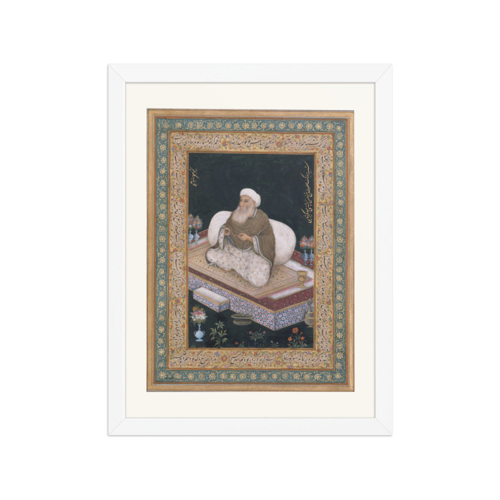 A Mughal Ascetic by Mansur — Album Folio | Restored Mughal Wall Art — view 3