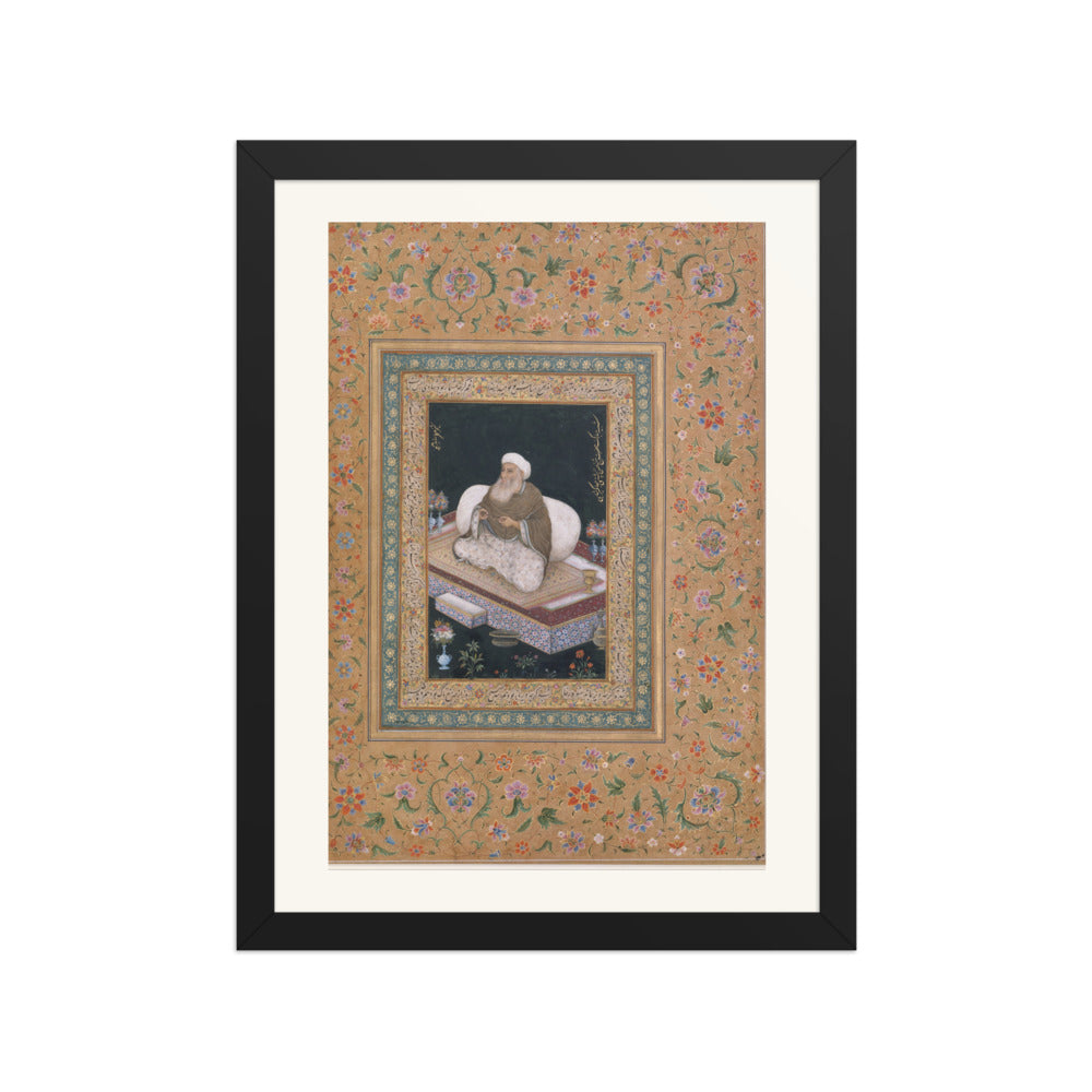 A Mughal Ascetic by Mansur — Album Folio | Restored Mughal Wall Art — view 2