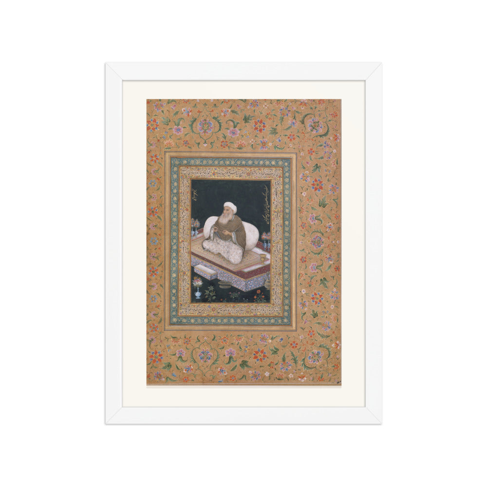A Mughal Ascetic by Mansur — Album Folio | Restored Mughal Wall Art — view 6