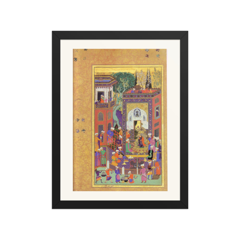 Palace Audience — Restored Mughal Wall Art — view 2