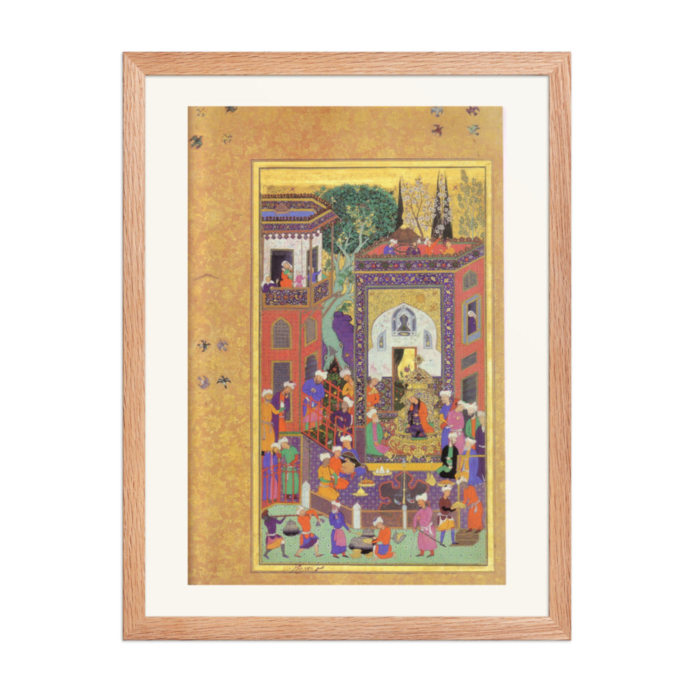 Palace Audience — Restored Mughal Wall Art — view 3