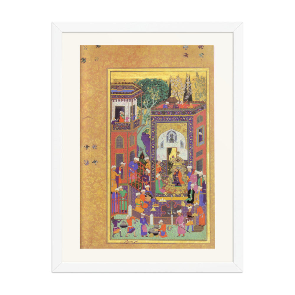 Palace Audience — Restored Mughal Wall Art — view 5