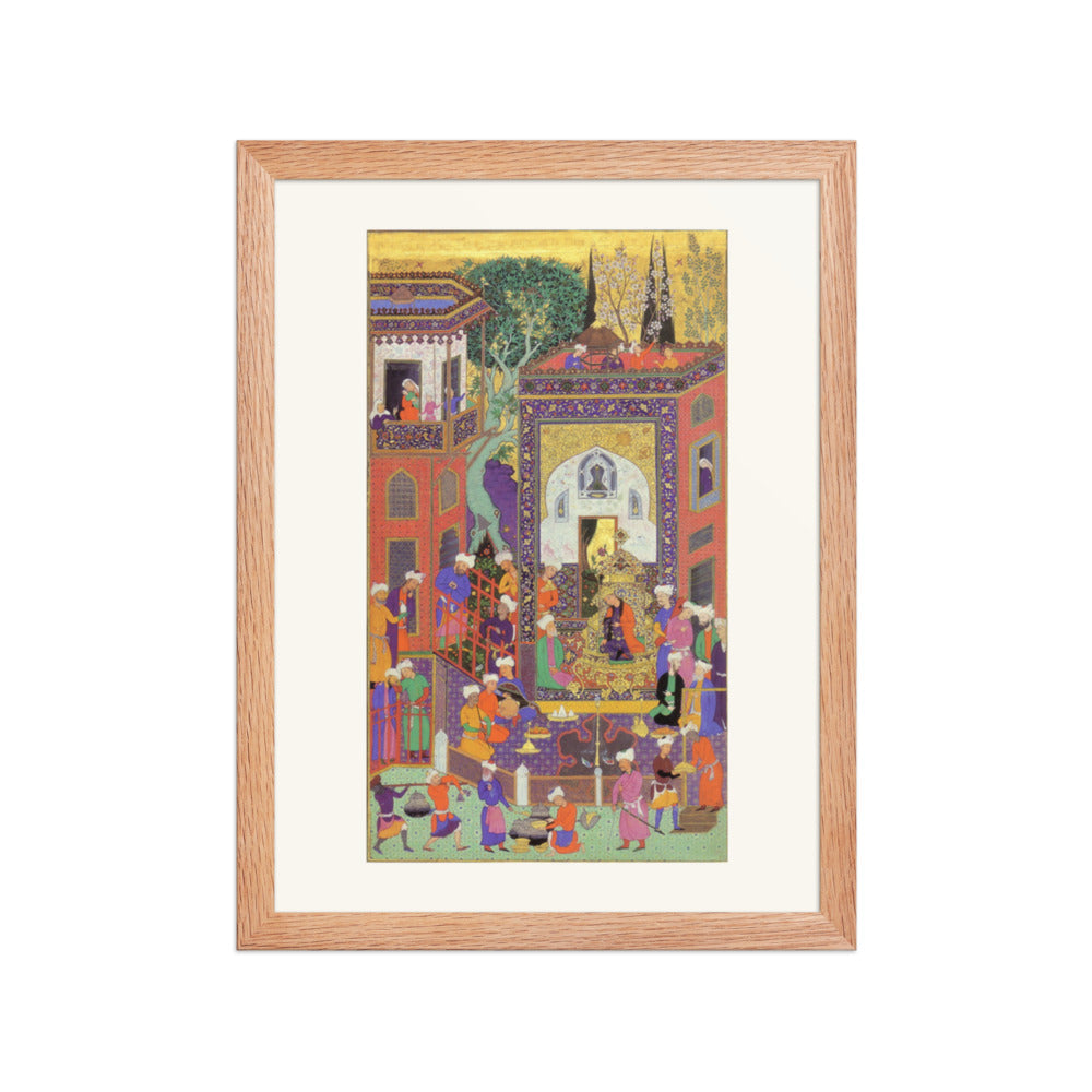 Palace Audience — Restored Mughal Wall Art — view 2