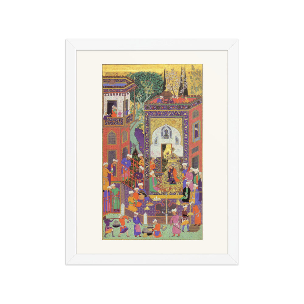 Palace Audience — Restored Mughal Wall Art — view 3