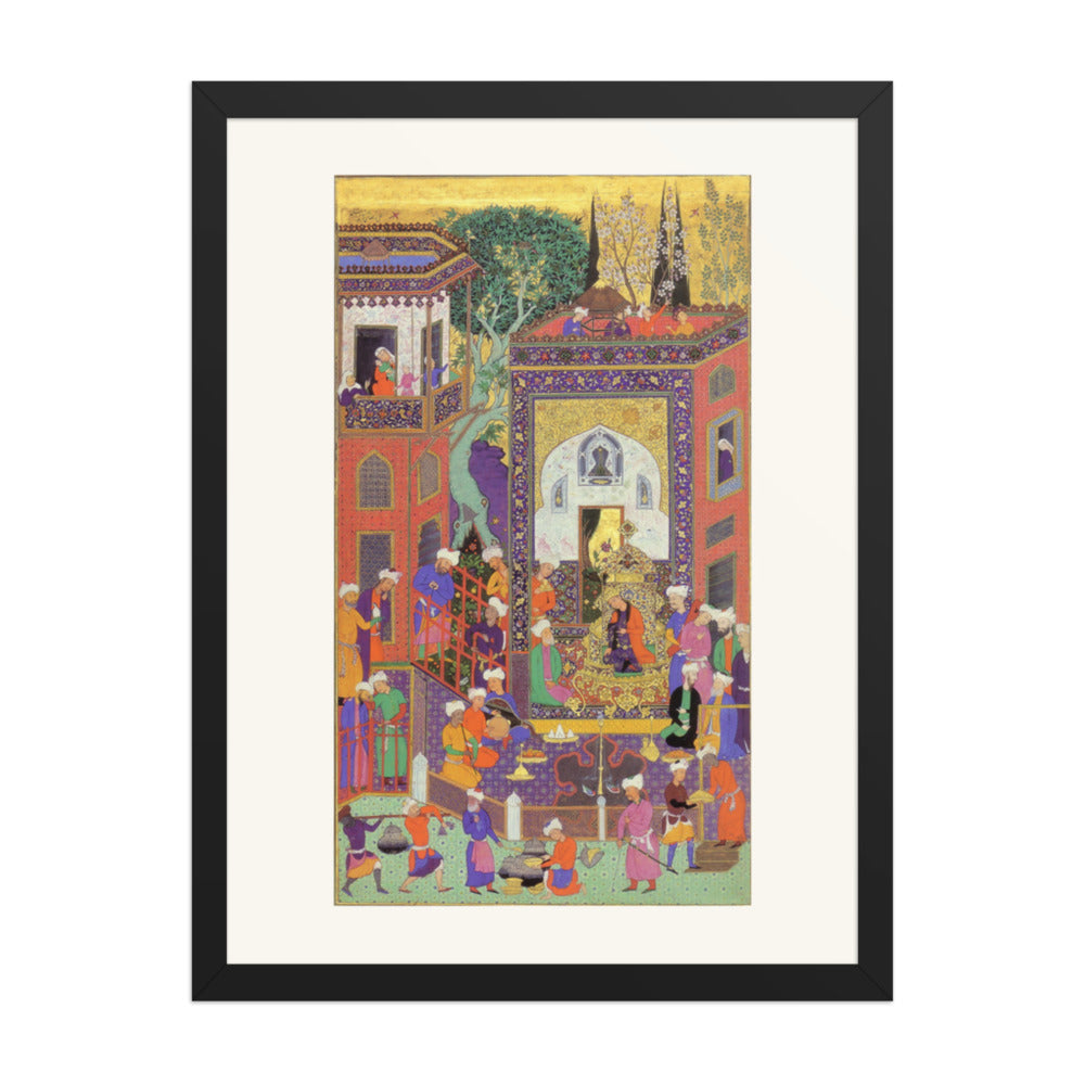 Palace Audience — Restored Mughal Wall Art — view 4