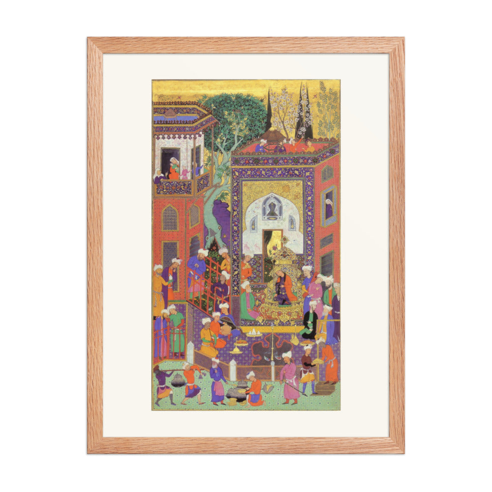 Palace Audience — Restored Mughal Wall Art — view 5