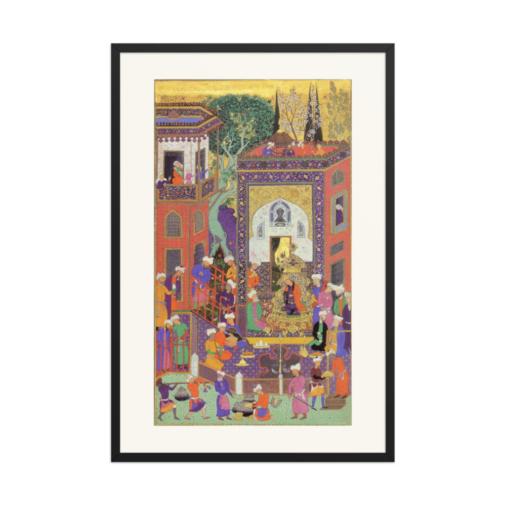 Palace Audience — Restored Mughal Wall Art — view 7