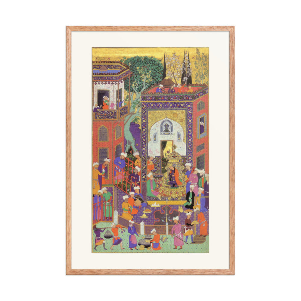 Palace Audience — Restored Mughal Wall Art — view 8