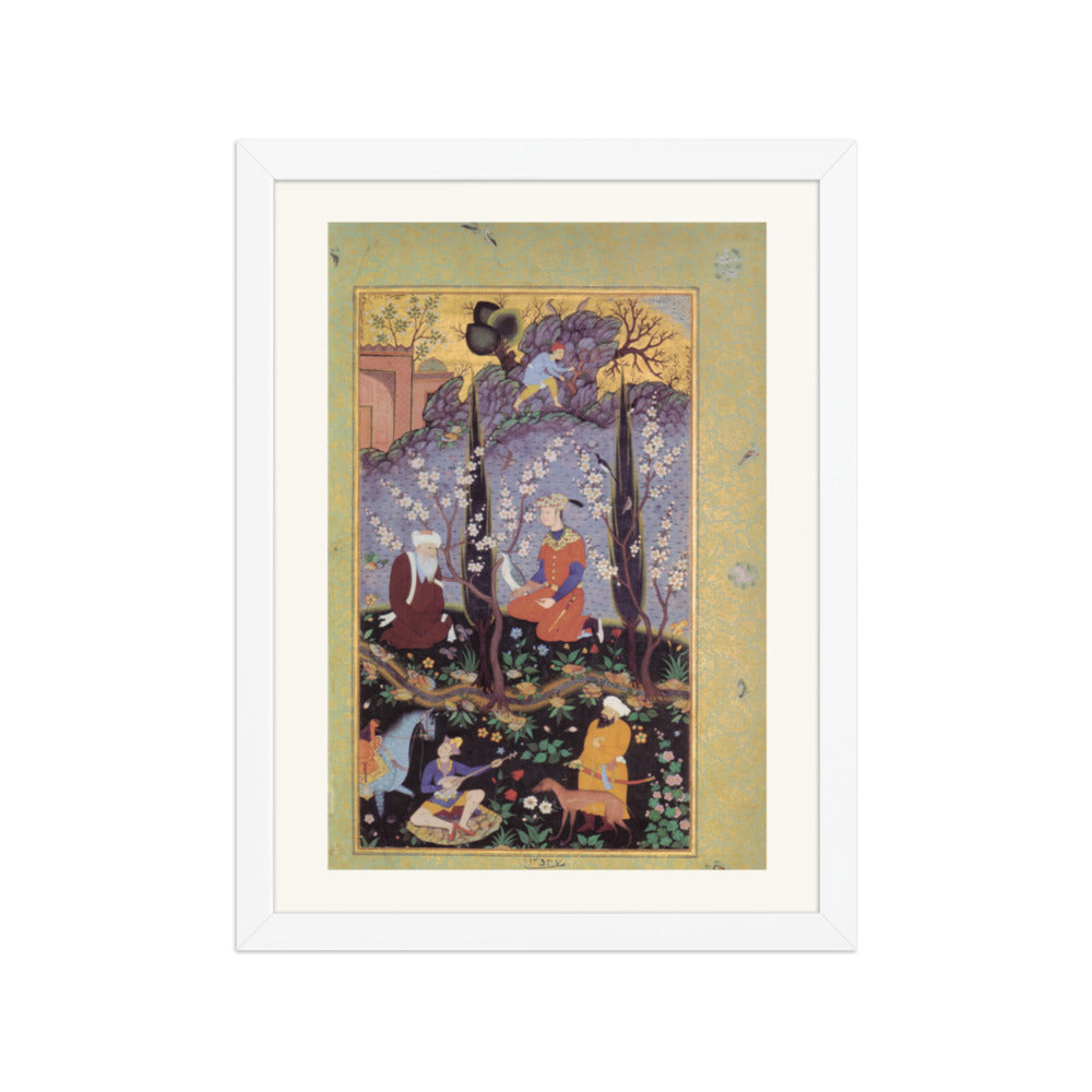 Festive Procession — Mughal Gulshan Album Folio | Restored Mughal Wall Art — view 6