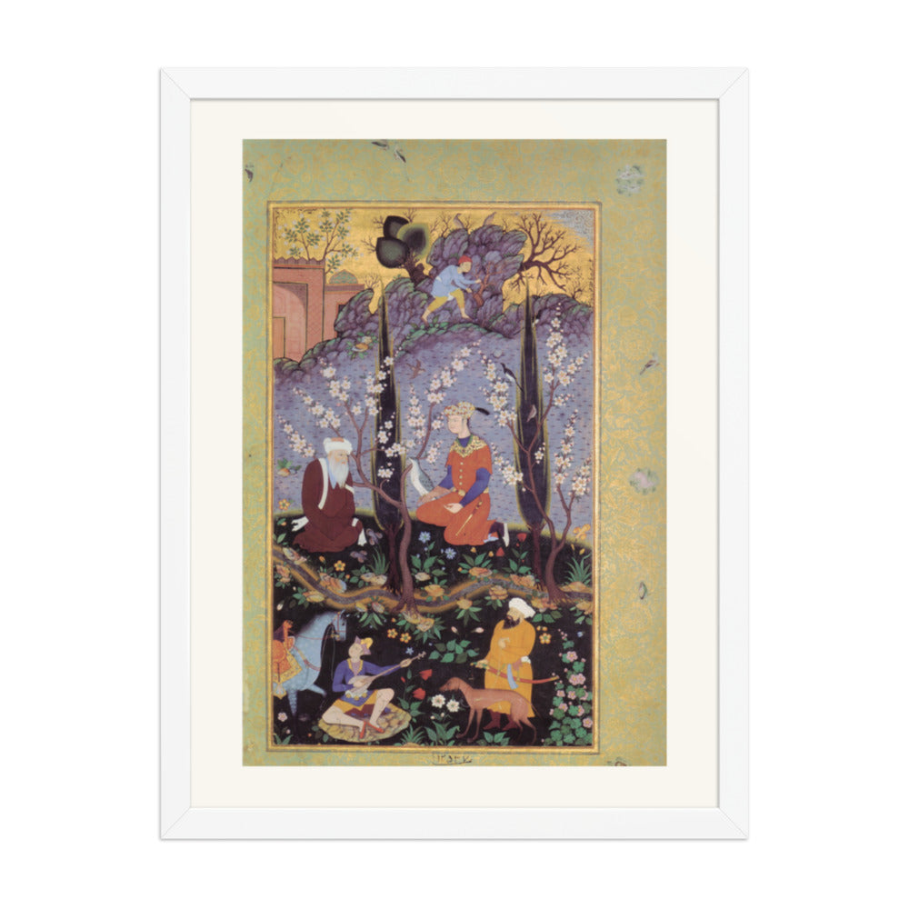 Festive Procession — Mughal Gulshan Album Folio | Restored Mughal Wall Art — view 5