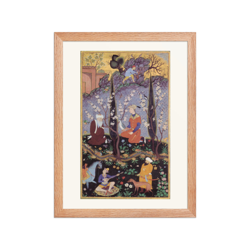 Festive Procession — Mughal Gulshan Album Folio | Restored Mughal Wall Art — view 2