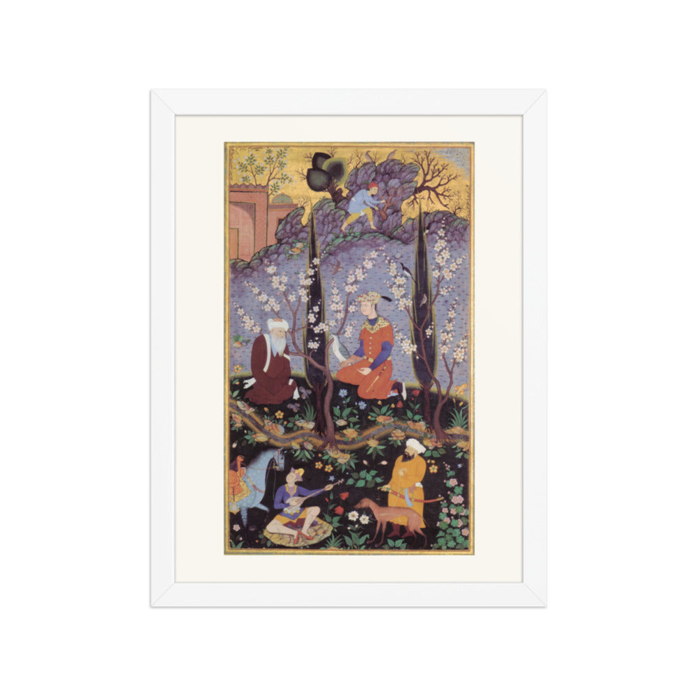 Festive Procession — Mughal Gulshan Album Folio | Restored Mughal Wall Art — view 3