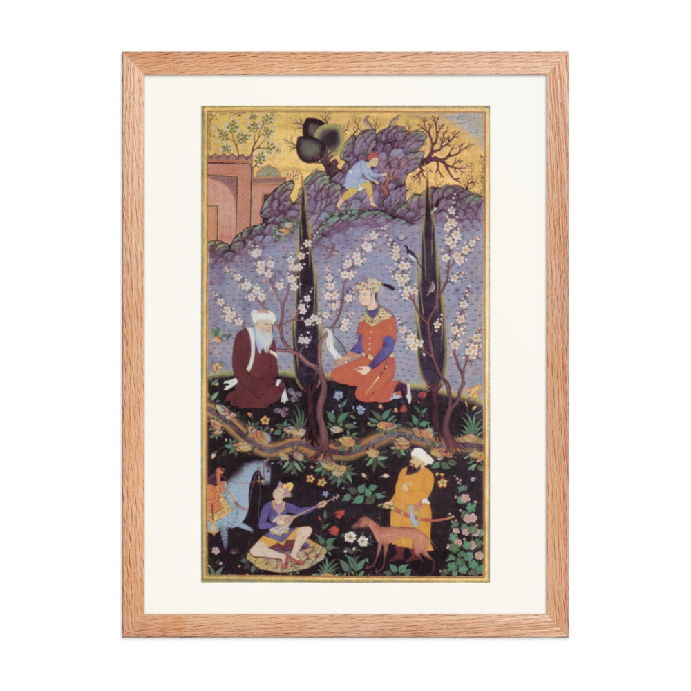Festive Procession — Mughal Gulshan Album Folio | Restored Mughal Wall Art — view 5