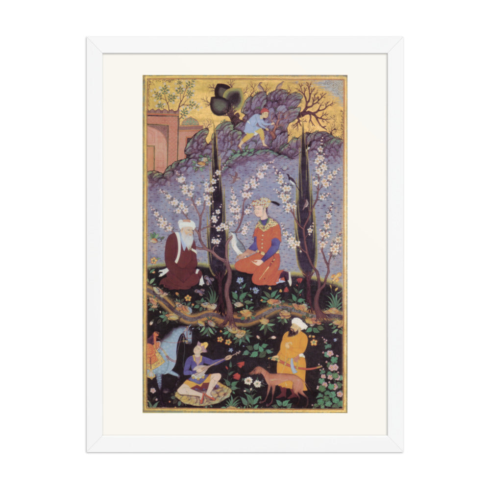 Festive Procession — Mughal Gulshan Album Folio | Restored Mughal Wall Art — view 6