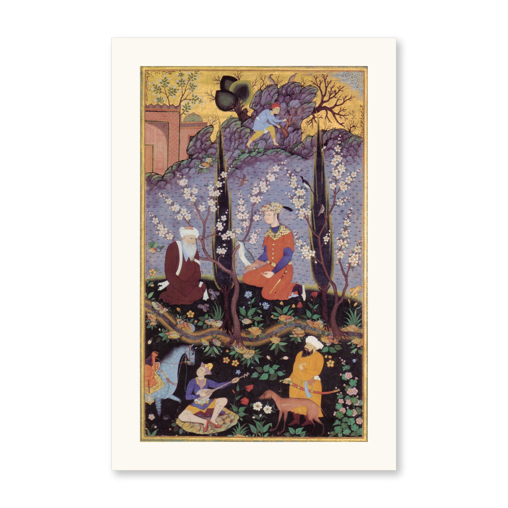 Festive Procession — Mughal Gulshan Album Folio | Restored Mughal Wall Art — view 7