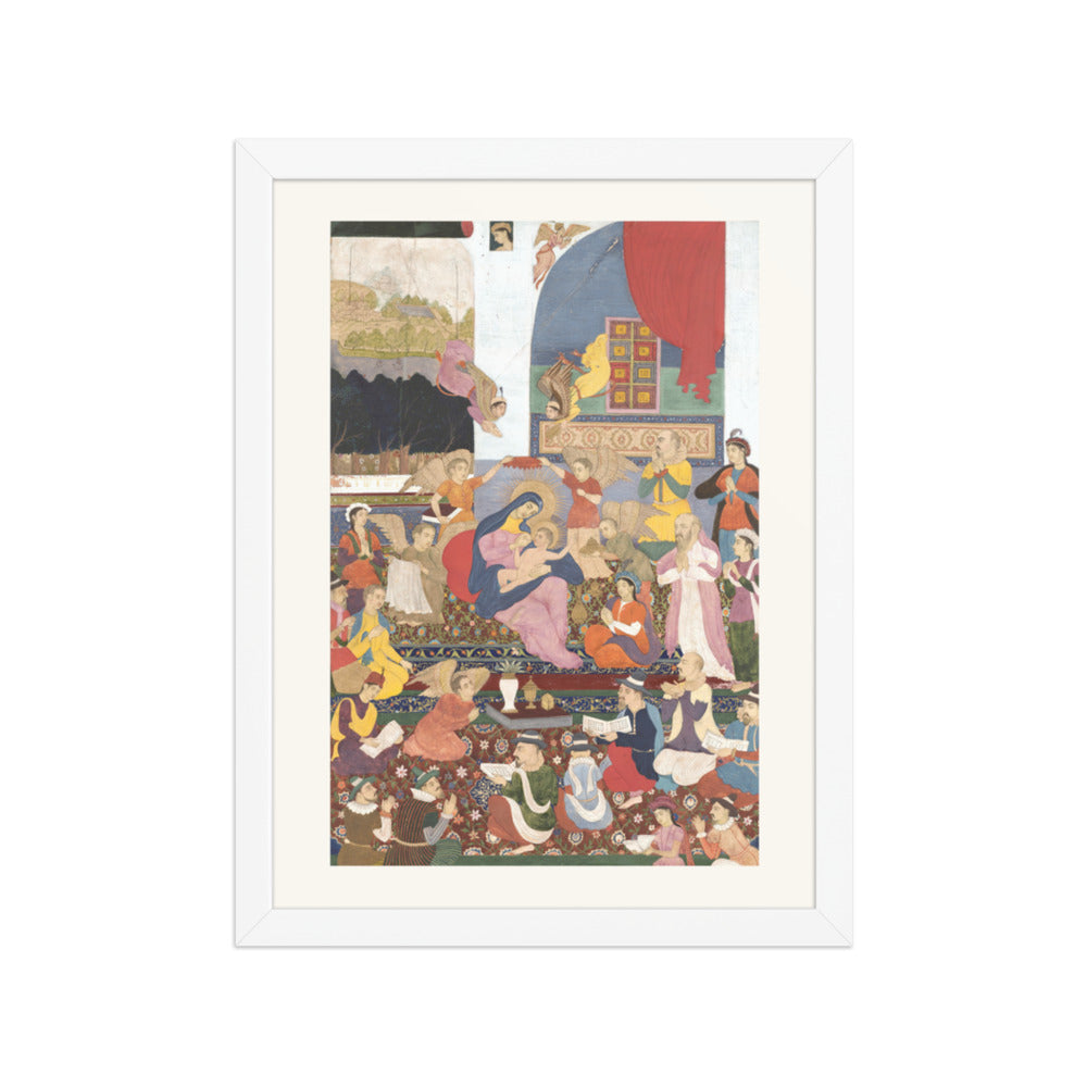 The Nativity — Mughal Painting, c. 1720 | Restored Mughal Wall Art — view 6