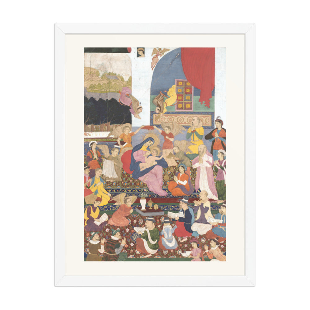 The Nativity — Mughal Painting, c. 1720 | Restored Mughal Wall Art — view 5