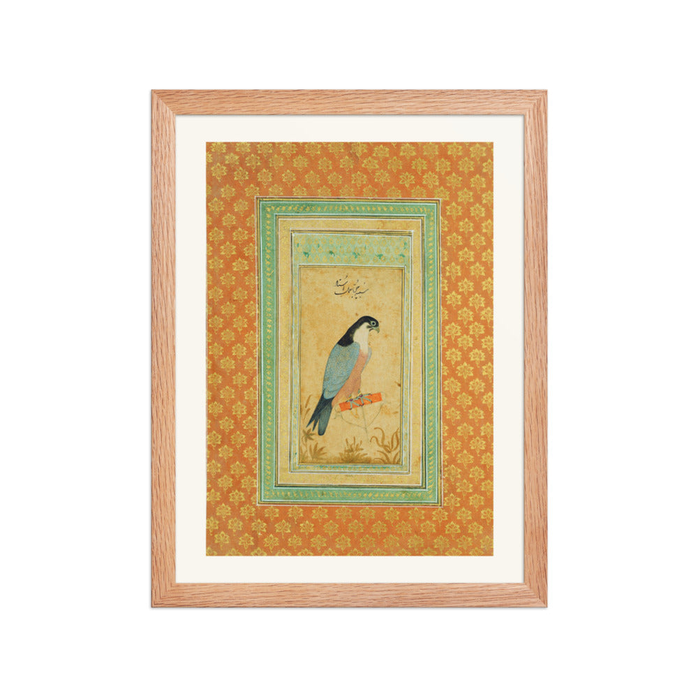 A Lady Standing — Mughal Portrait Study | Restored Mughal Wall Art — view 4
