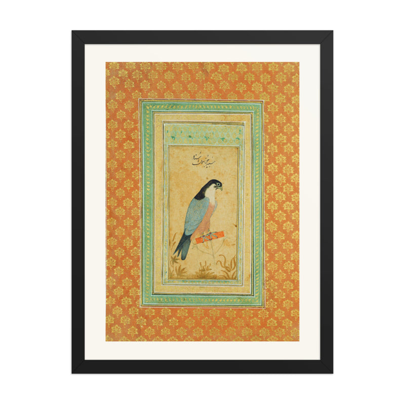 A Lady Standing — Mughal Portrait Study | Restored Mughal Wall Art