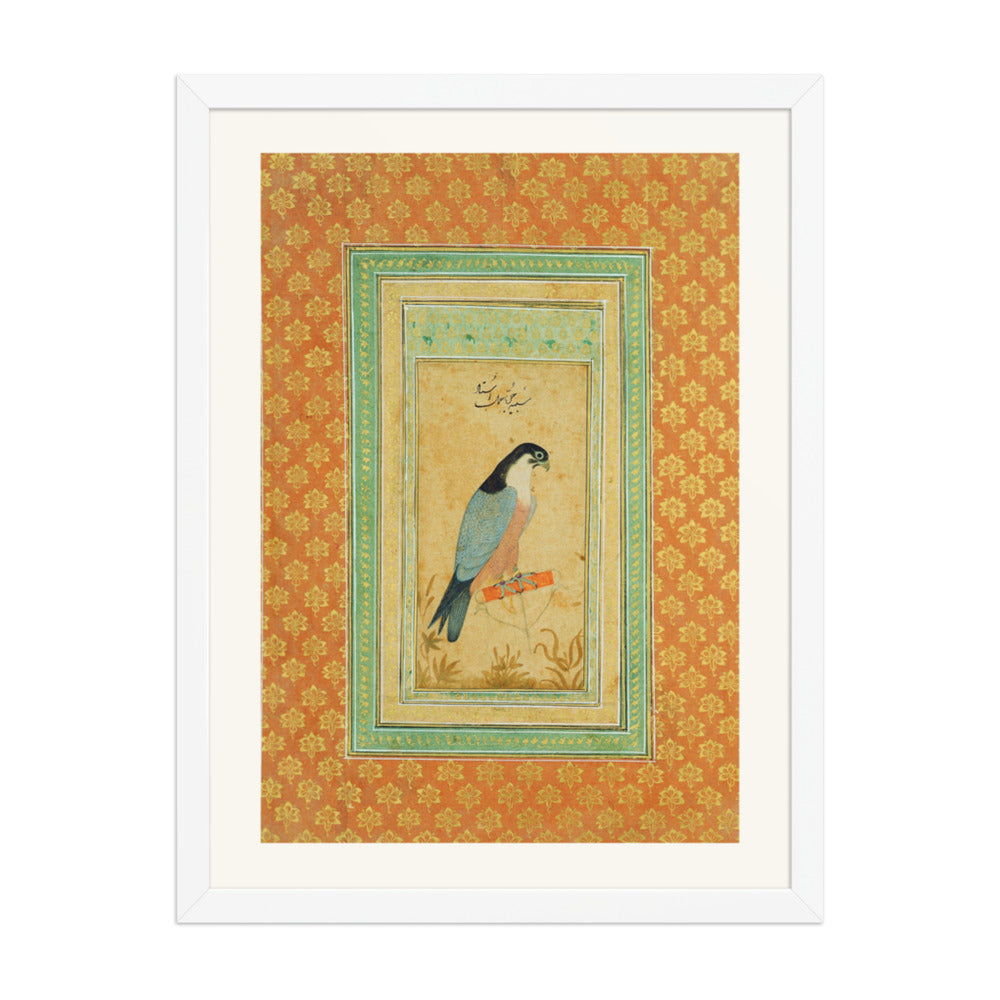 A Lady Standing — Mughal Portrait Study | Restored Mughal Wall Art — view 5