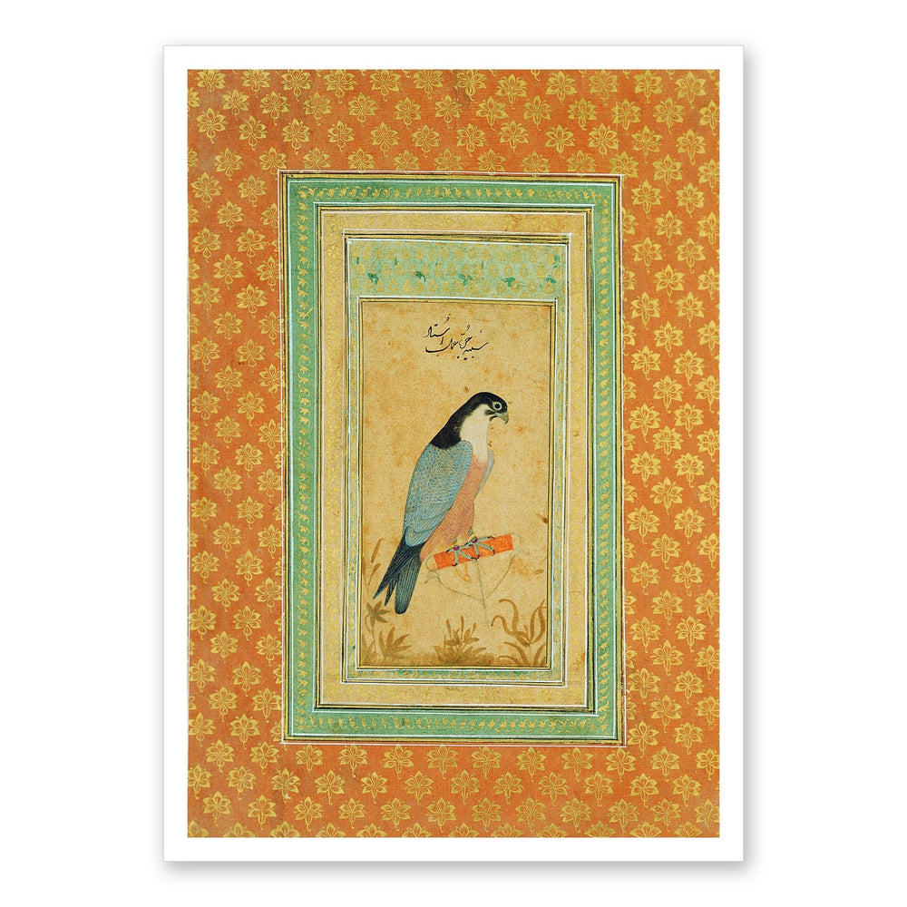A Lady Standing — Mughal Portrait Study | Restored Mughal Wall Art — view 7