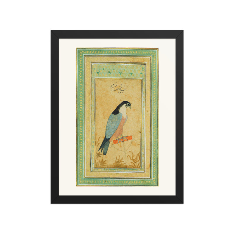 A Lady Standing — Mughal Portrait Study | Restored Mughal Wall Art