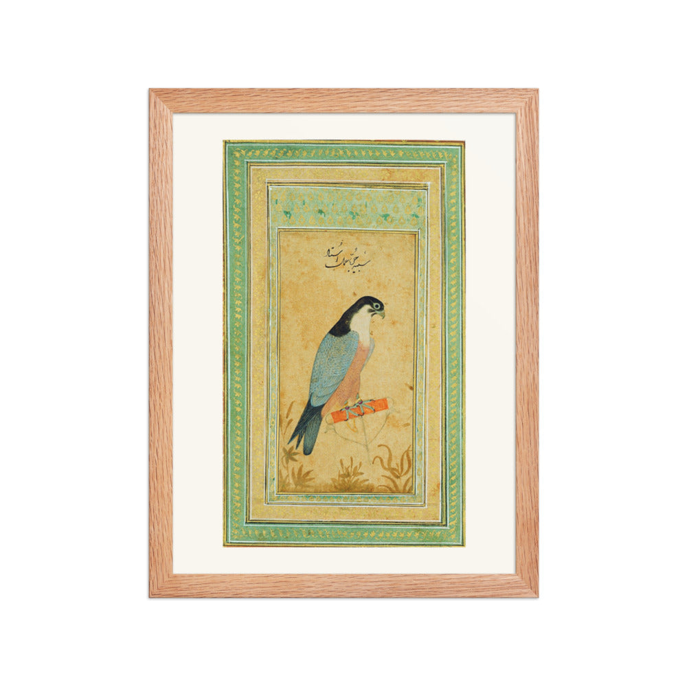 A Lady Standing — Mughal Portrait Study | Restored Mughal Wall Art — view 2