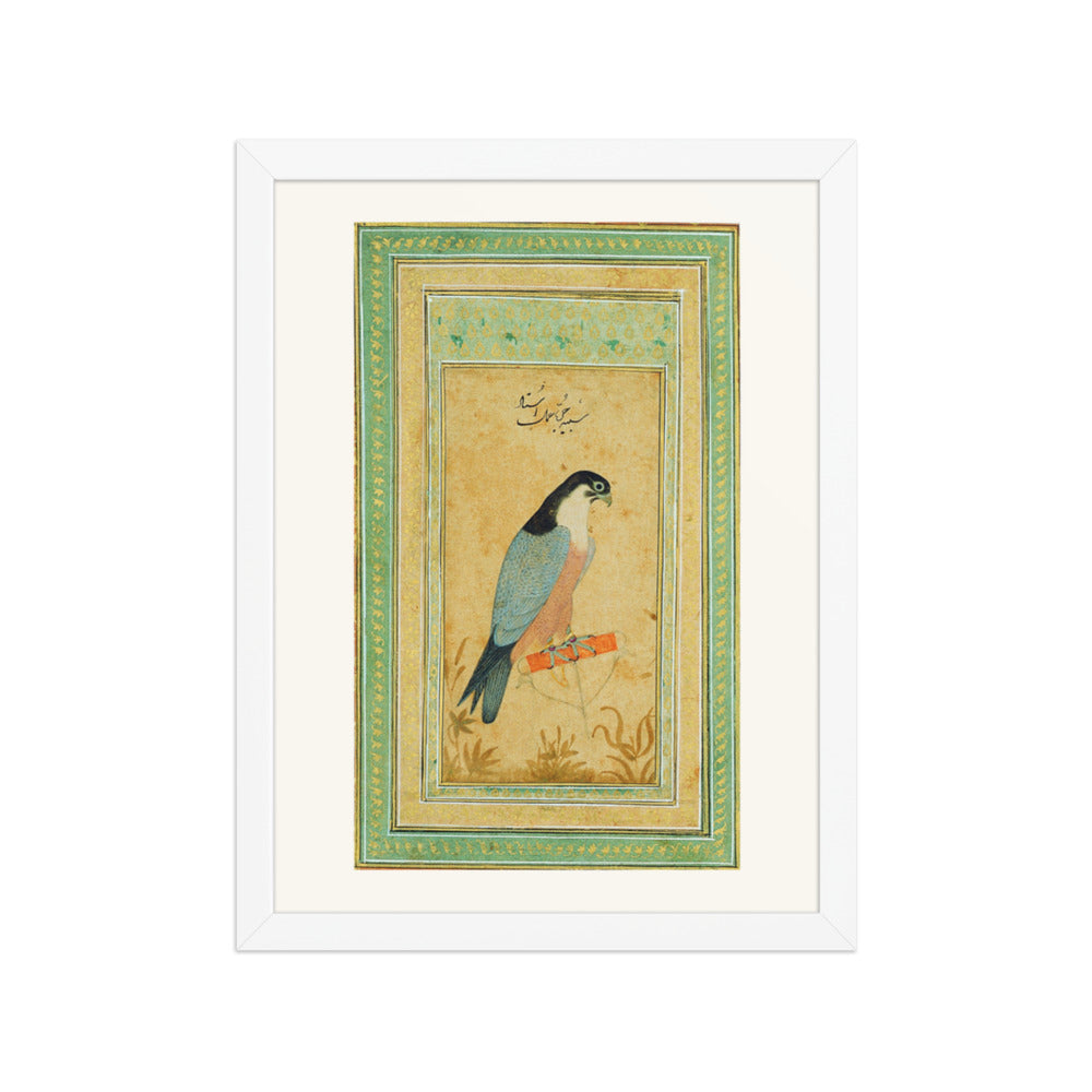 A Lady Standing — Mughal Portrait Study | Restored Mughal Wall Art — view 3