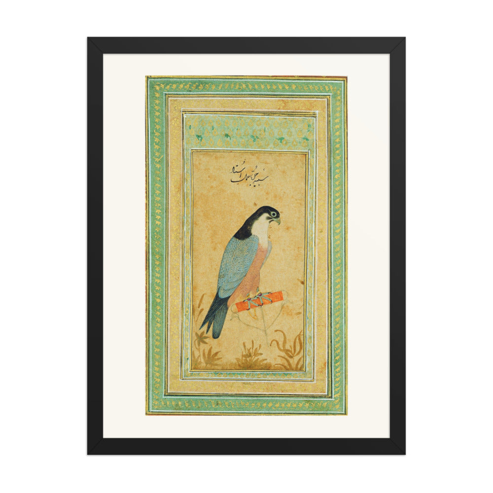 A Lady Standing — Mughal Portrait Study | Restored Mughal Wall Art — view 4