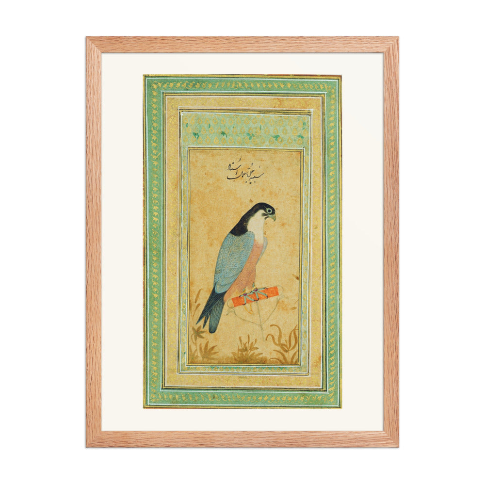 A Lady Standing — Mughal Portrait Study | Restored Mughal Wall Art — view 5