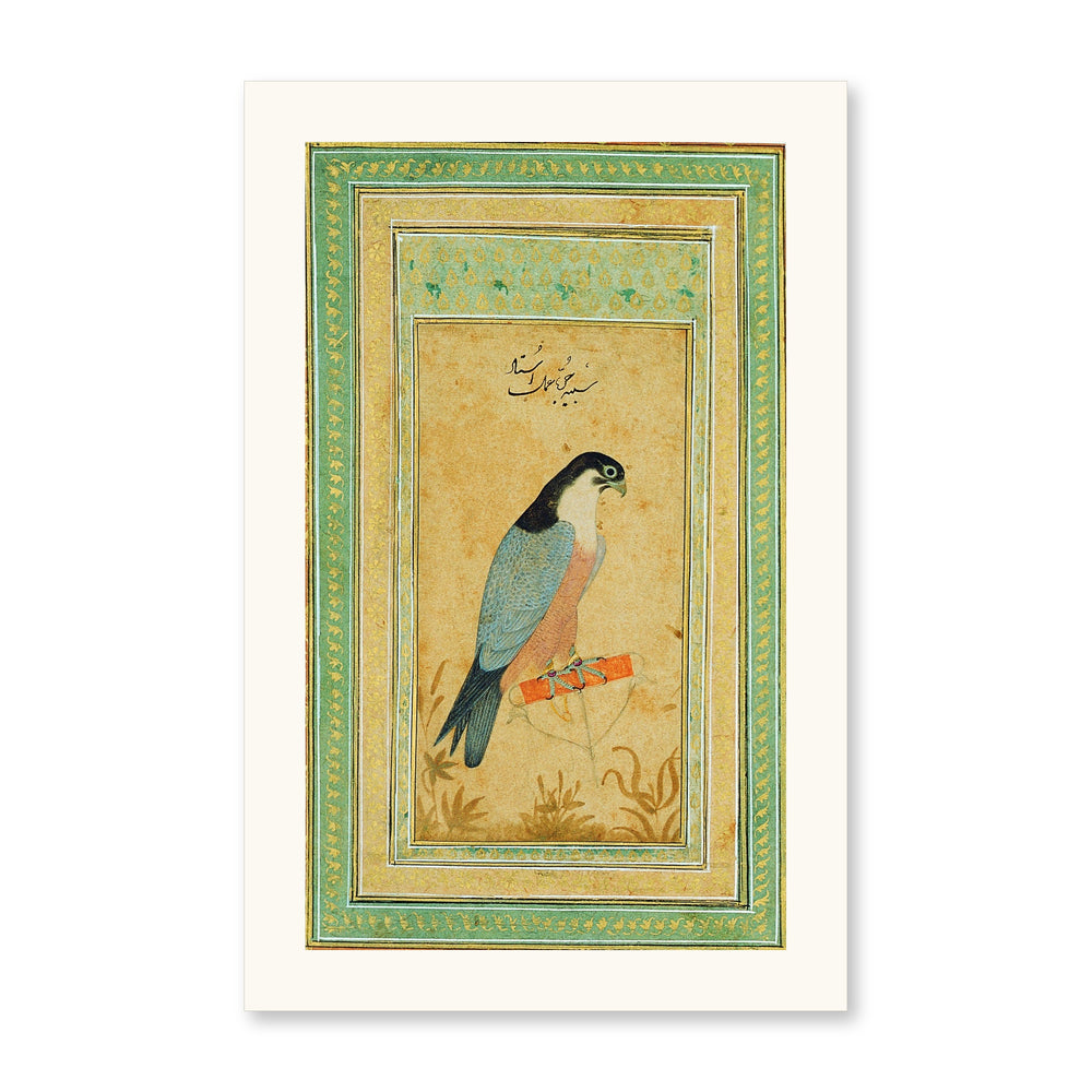 A Lady Standing — Mughal Portrait Study | Restored Mughal Wall Art — view 7