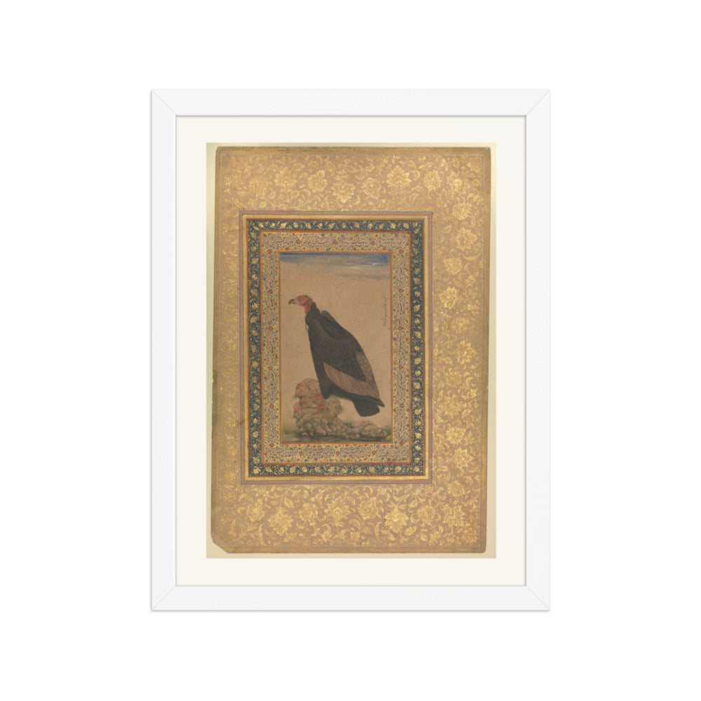 An Eagle by Mansur — Natural History Study | Restored Mughal Wall Art — view 6