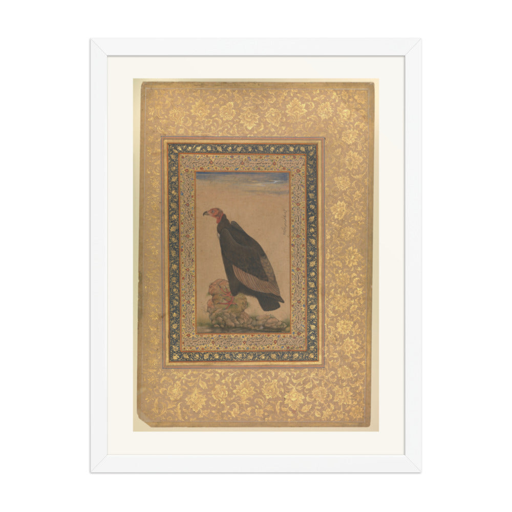 An Eagle by Mansur — Natural History Study | Restored Mughal Wall Art — view 5