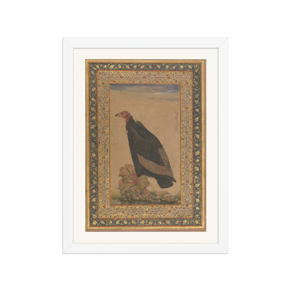 An Eagle by Mansur — Natural History Study | Restored Mughal Wall Art — view 3