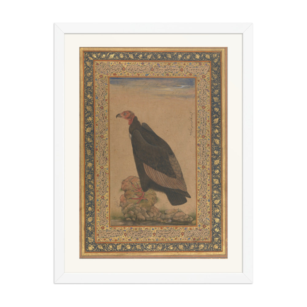 An Eagle by Mansur — Natural History Study | Restored Mughal Wall Art — view 6